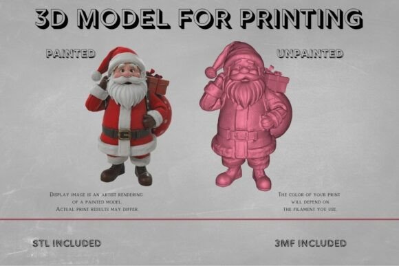 Bring Holiday Cheer with the Santa Claus 3D Print Model STL