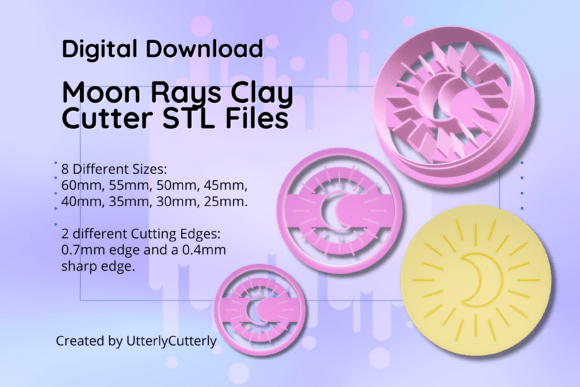 Discover Moon Rays Celestial Clay Cutters