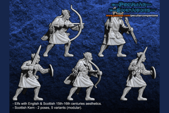 Discover the Versatility of Anglo-Scottish Elfs - Light Armored Infantry Kern