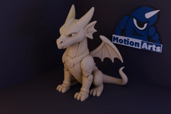 Dragão Robô: A Fusion of Tech and Fantasy