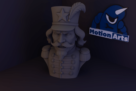 Embracing the Magic of Christmas: The Nutcracker Bust in 3D Printing