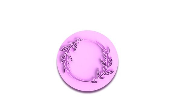 Enhance Your Baking Creations with the Flower Border Cookie Cutter and Stamp STL