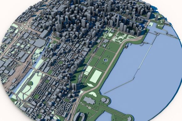 Explore Chicago's Iconic Skyline with a 3D Model