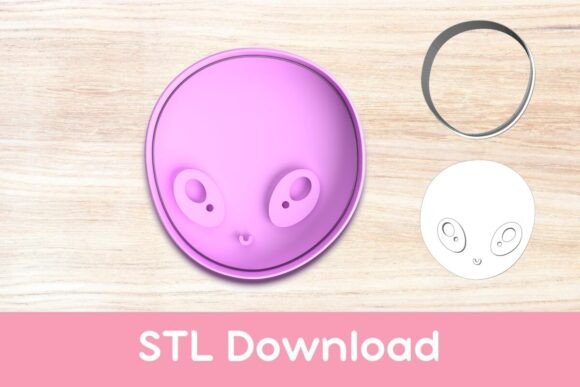 Get Creative with the Alien Head Cookie Cutter and Stamp STL