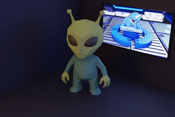 Low Poly Alien: A Modern Design Trend