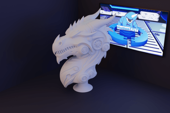 Mechanical Dragon Head: A Fusion of Fantasy and Technology