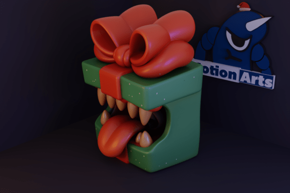 Monster Gift: A Unique and Fun 3D Printable Model