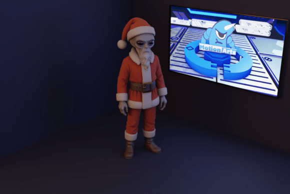 Realistic Alien Santa: A Unique Blend of Christmas and Sci-Fi